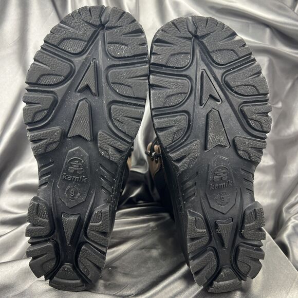 Kamik Men's Boots Size 9 Pedigree Safety Toe Work Removable Liners Winter Brown - Picture 10 of 17